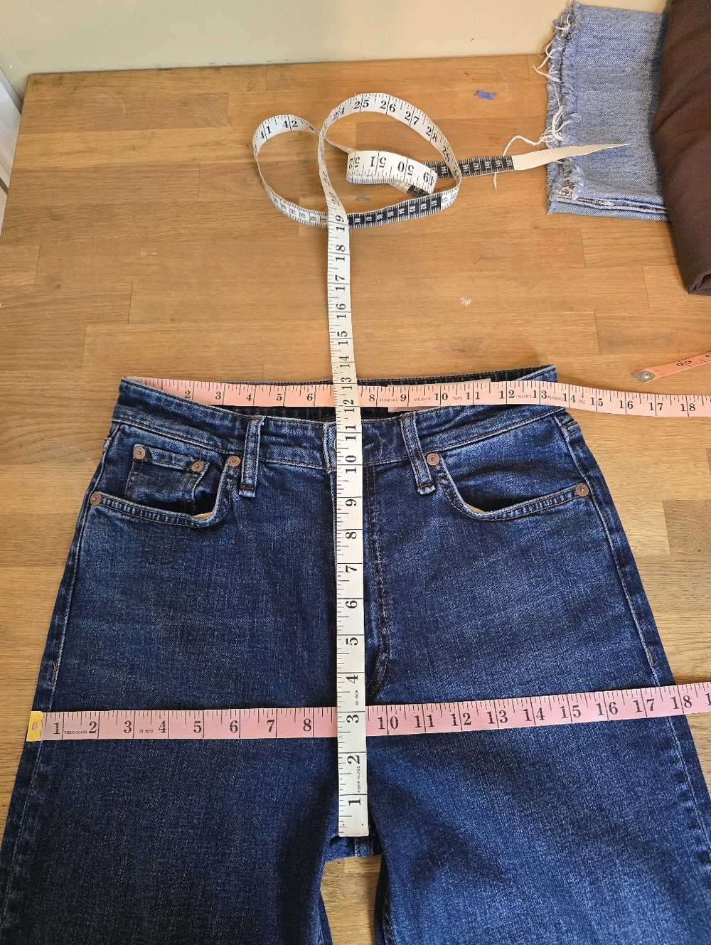 Rag & Bone Casey High Rise Ankle Flare Jeans Size 27 Dark Wash Chelsea - Picture 10 of 12